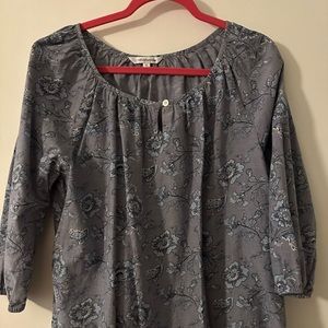 Croft & Barrow peasant floral top